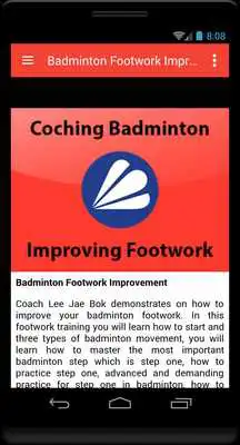Play Badminton Footwork Improvement Play Badminton Footwork Improvement
