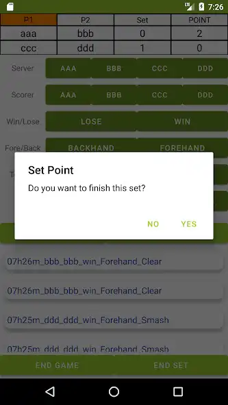 Play Badminton Recorder n Analysis  and enjoy Badminton Recorder n Analysis with UptoPlay