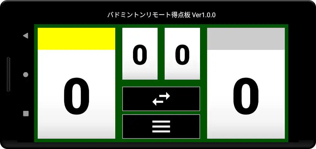 Play Badminton remote scoreboard as an online game Badminton remote scoreboard with UptoPlay