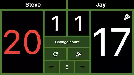 Play Badminton Scoreboard