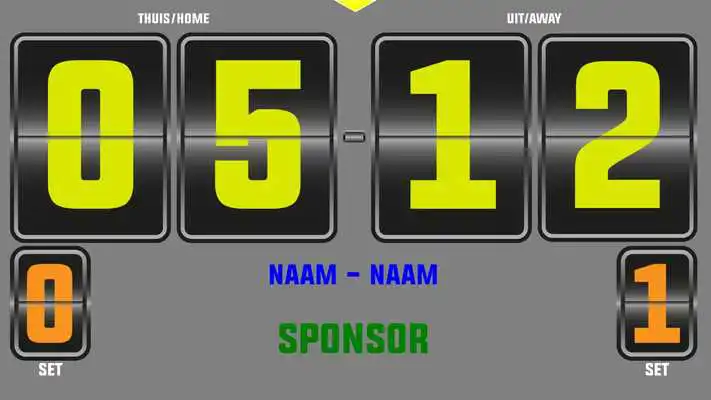 Play Badminton Scoreboard