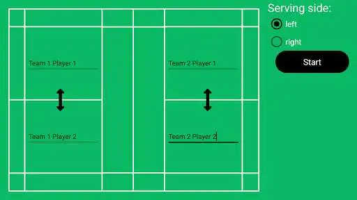 Badminton Score online game with UptoPlay