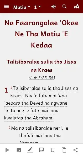 Play Baelelea Bible as an online game Baelelea Bible with UptoPlay