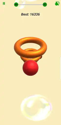 Play Bagel Bounce as an online game Bagel Bounce with UptoPlay