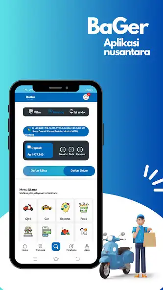 Play BaGer, taxi  pesan makanan  and enjoy BaGer, taxi  pesan makanan with UptoPlay