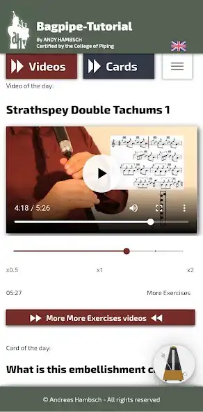 Play Bagpipe Tutorial - Bagpipes  and enjoy Bagpipe Tutorial - Bagpipes with UptoPlay