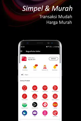 Play BagusPulsa Seller as an online game BagusPulsa Seller with UptoPlay