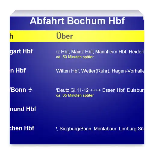 Play Bahnhofstafel Live APK