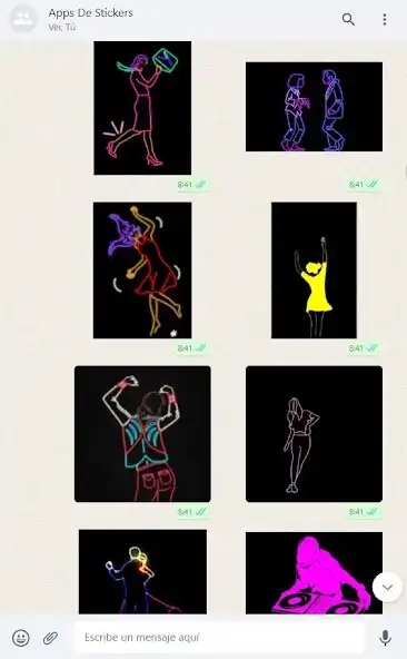 Play Baile Random Stickers Animados as an online game Baile Random Stickers Animados with UptoPlay