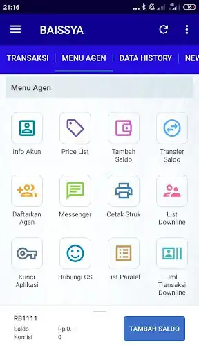 Play BAISSYA : Agen Pulsa, PPOB & Voucher Game Murah as an online game BAISSYA : Agen Pulsa, PPOB & Voucher Game Murah with UptoPlay