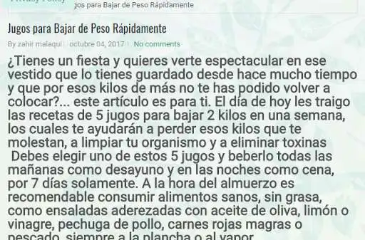 Play Bajar De Peso Con Jugos as an online game Bajar De Peso Con Jugos with UptoPlay