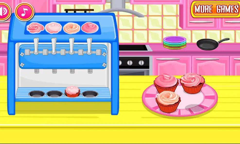 Play Bake Cupcakes as an online game Bake Cupcakes with UptoPlay