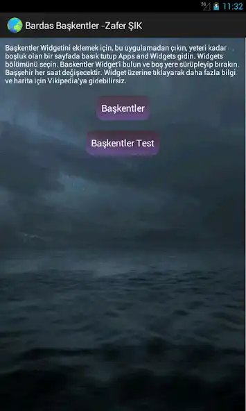 Play Başkentler Widget  and enjoy Başkentler Widget with UptoPlay
