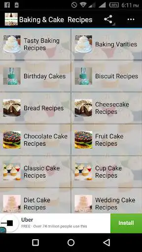 Play Baking  Cake Recipes