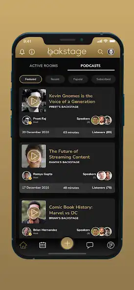 Play Bakstage: Interactive Podcasts as an online game Bakstage: Interactive Podcasts with UptoPlay