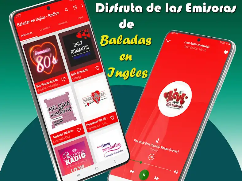 Play Baladas en Ingles - Radios  and enjoy Baladas en Ingles - Radios with UptoPlay