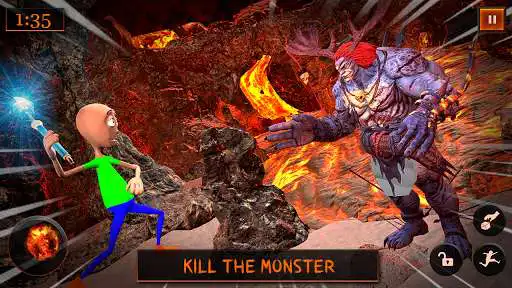 Play Baldies Basics Lava Runner Sim as an online game Baldies Basics Lava Runner Sim with UptoPlay