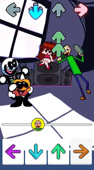 Play Baldi fnf music mod arrow as an online game Baldi fnf music mod arrow with UptoPlay