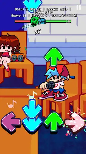 Play Baldi FNF Music Mod as an online game Baldi FNF Music Mod with UptoPlay