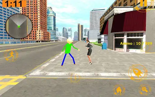 Play Baldi Stickman Superhero Gangster Crime City Vegas as an online game Baldi Stickman Superhero Gangster Crime City Vegas with UptoPlay