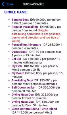 Play Bali Water Sports