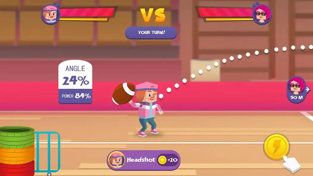 Play Ball Bang- Arrow Fight 3D as an online game Ball Bang- Arrow Fight 3D with UptoPlay