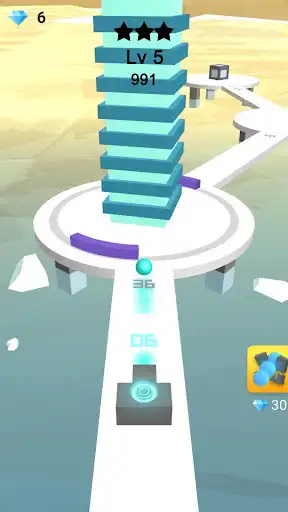 Play Ball Blast - 3D Tower Stack Crash as an online game Ball Blast - 3D Tower Stack Crash with UptoPlay
