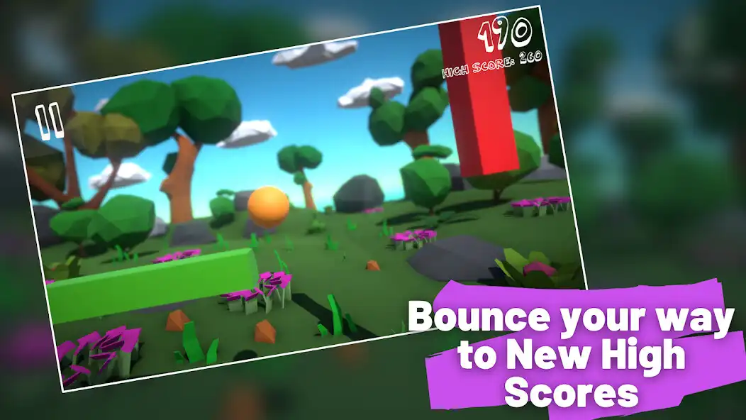 Play Ball Bounce 3D: Bounce and Dodge as an online game Ball Bounce 3D: Bounce and Dodge with UptoPlay