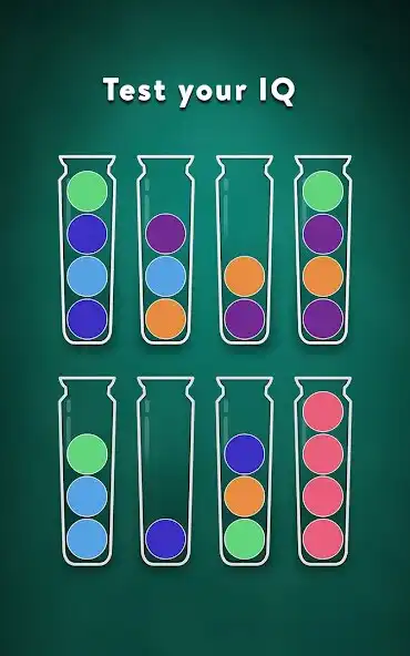 Play Ball Color Sort - Brain Puzzle as an online game Ball Color Sort - Brain Puzzle with UptoPlay