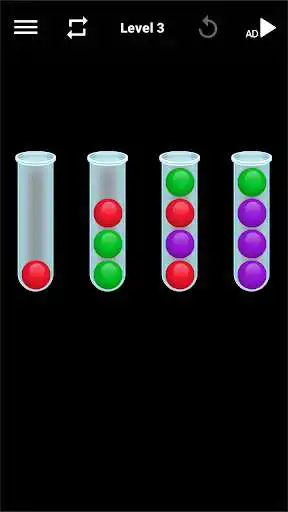 Play Ball Color Sort as an online game Ball Color Sort with UptoPlay
