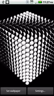 Play Ball Cube 3D Live Wallpaper