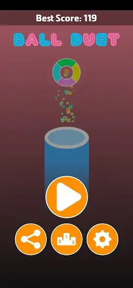 Play Ball Duet as an online game Ball Duet with UptoPlay