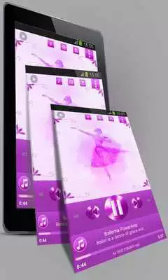 Play Ballerina Poweramp Skin