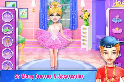 Play Ballerina princess salon as an online game Ballerina princess salon with UptoPlay