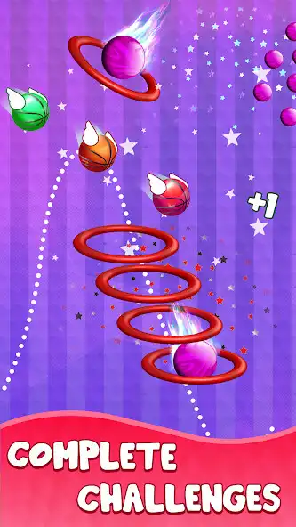 Play Ball Hoop Challenge as an online game Ball Hoop Challenge with UptoPlay