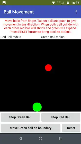 Play Ball Movement as an online game Ball Movement with UptoPlay