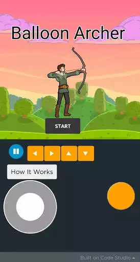 Play Balloon Archer as an online game Balloon Archer with UptoPlay