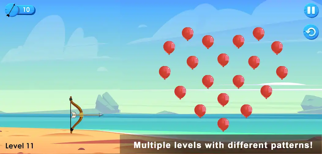Play Balloon Bow and Arrow 2 - BBA  and enjoy Balloon Bow and Arrow 2 - BBA with UptoPlay