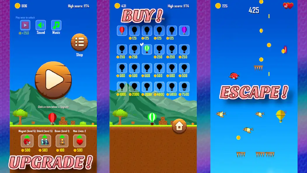 Play Balloon Bubble Escape - 2022 as an online game Balloon Bubble Escape - 2022 with UptoPlay