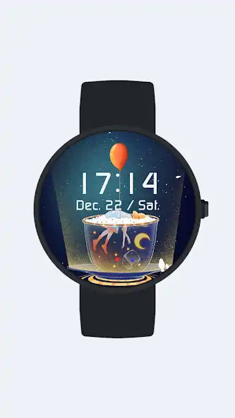 Play Balloon Girl Gif Watch Face  and enjoy Balloon Girl Gif Watch Face with UptoPlay