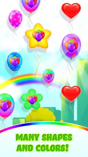 Play Balloon Pop Games for Toddlers as an online game Balloon Pop Games for Toddlers with UptoPlay