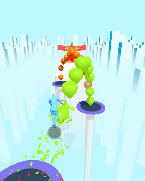 Play Balloon Pop Racing as an online game Balloon Pop Racing with UptoPlay