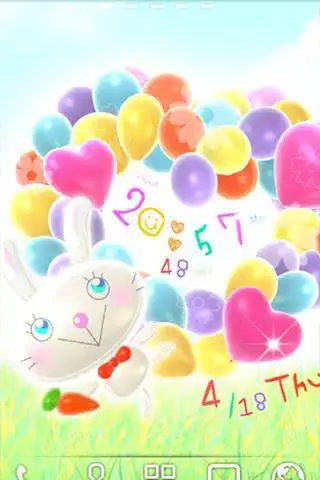 Play APK Balloon Rabbit LWP Trial  and enjoy Balloon Rabbit LWP Trial with UptoPlay balloonrabbit_rooty_pict_free.livewallpaper