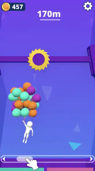 Play Balloon Rise 3d as an online game Balloon Rise 3d with UptoPlay