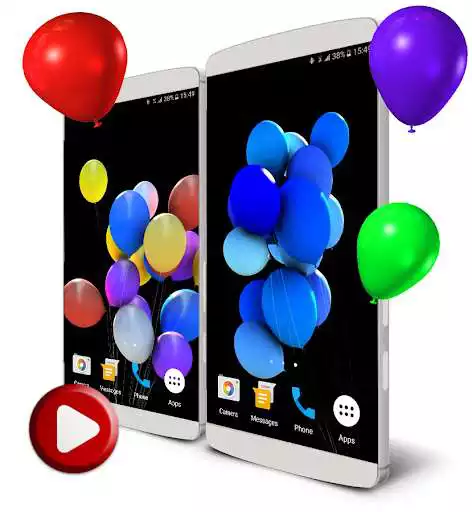 Play Balloons 3D Live Wallpaper