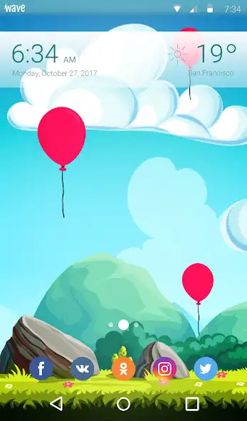 Play Balloons Animated Custom Keyboard + Live Wallpaper as an online game Balloons Animated Custom Keyboard + Live Wallpaper with UptoPlay