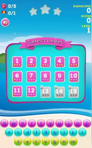 Play Balloons & Letters as an online game Balloons & Letters with UptoPlay