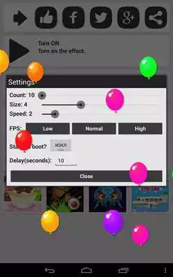 Play Balloons On Screen
