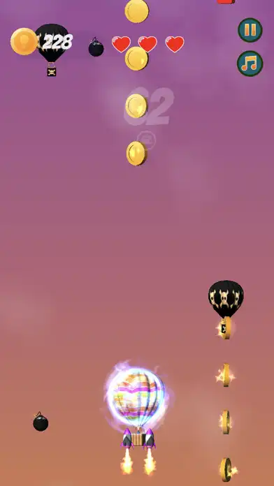 Play Balloon To Moon as an online game Balloon To Moon with UptoPlay