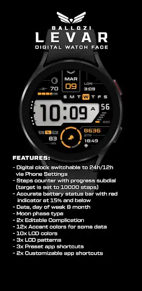 Play BALLOZI Levar Watch Face as an online game BALLOZI Levar Watch Face with UptoPlay